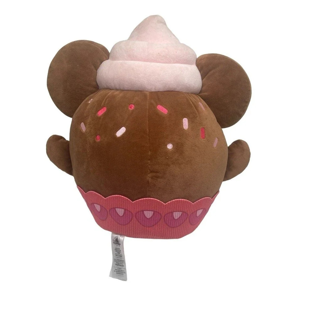 Minnie Mouse Strawberry Cupcake Disney Munchlings Plush Baked Treats 16” Toy - Picture 2 of 16